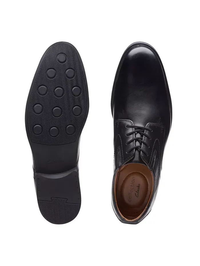 Оксфорды мужские Clarks Whiddon Plain, классические — изображение 5 из 8, черный