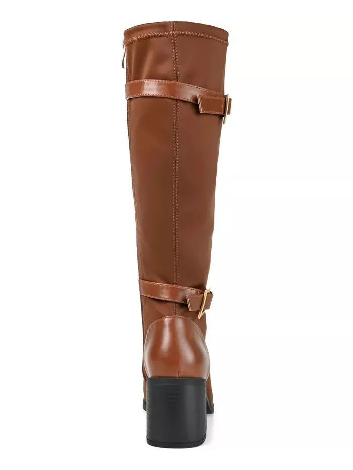 Женские сапоги Gaibree Wide Calf Journee Collection — изображение 3 из 9, коричневый
