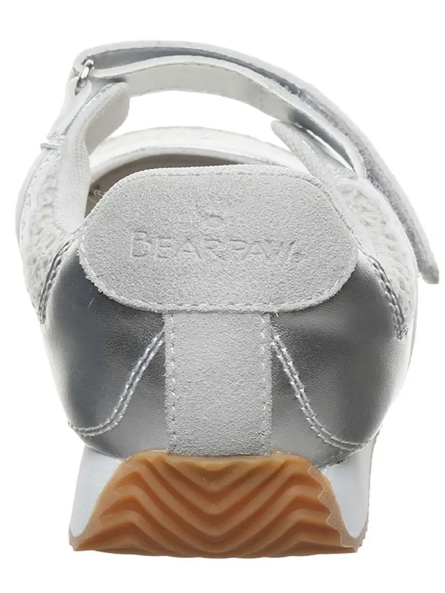 Женские кроссовки Rowan с закрытым носком Bearpaw — изображение 2 из 4, серебряный
