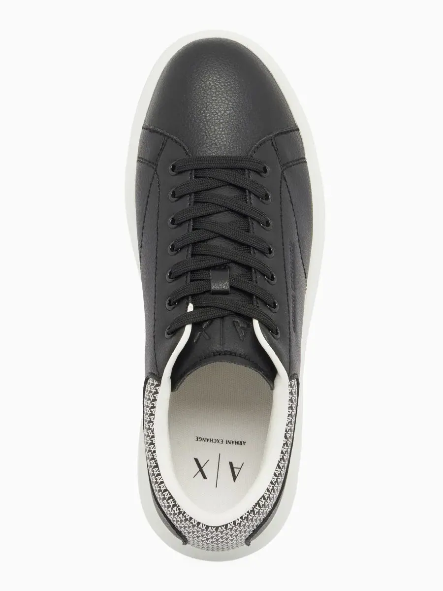 Мужские кроссовки Venice на шнуровке A|X Armani Exchange — изображение 4 из 5, черный/белый