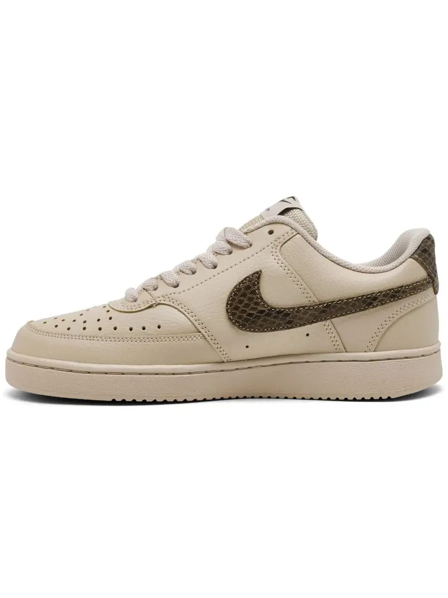 Женские низкие повседневные кроссовки Court Vision от Finish Line Nike — изображение 2 из 6, черный хаки