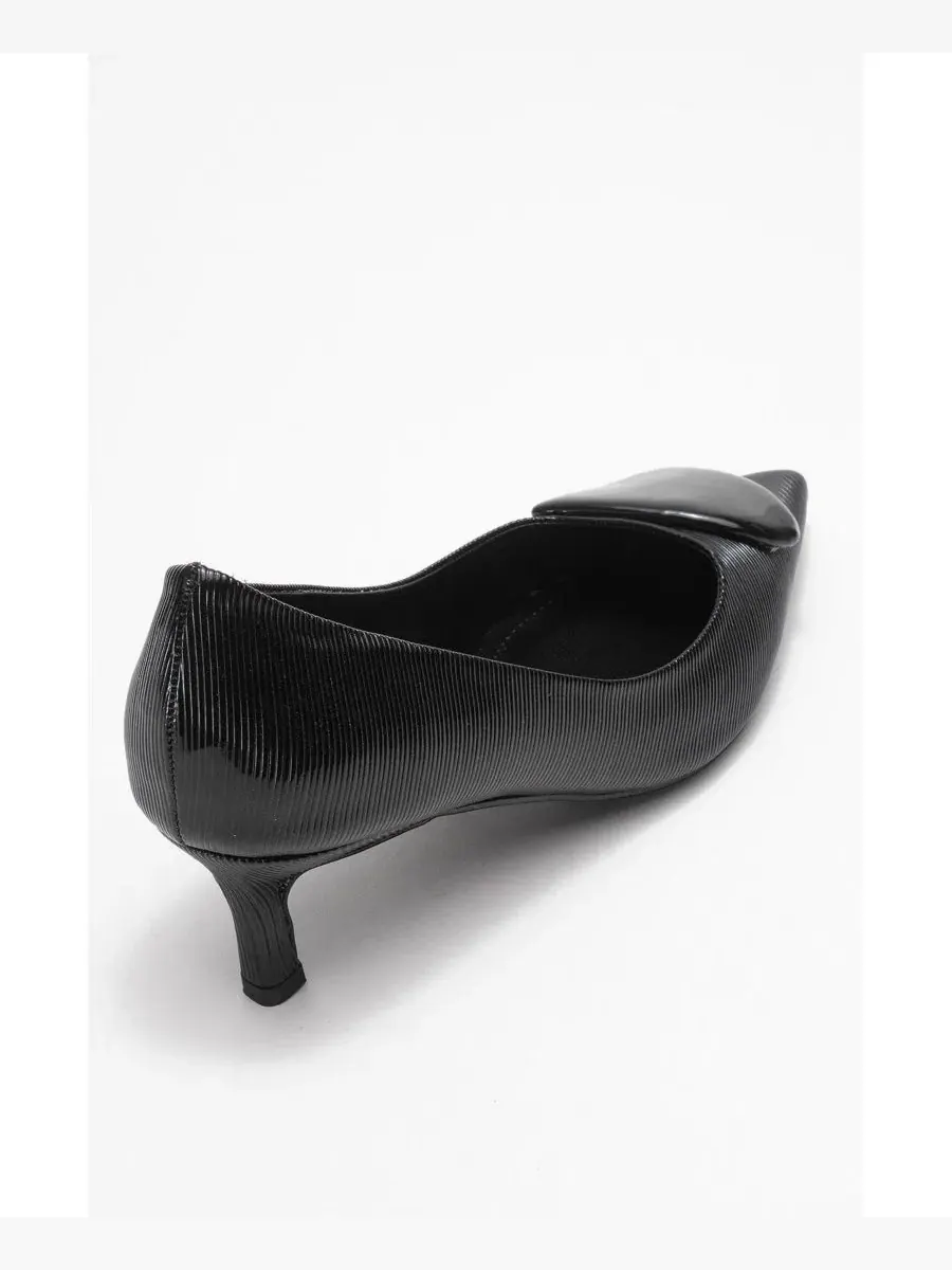 Женские туфли-лодочки Briana с пряжкой и острым носком Prologue Shoes — изображение 3 из 3, черный