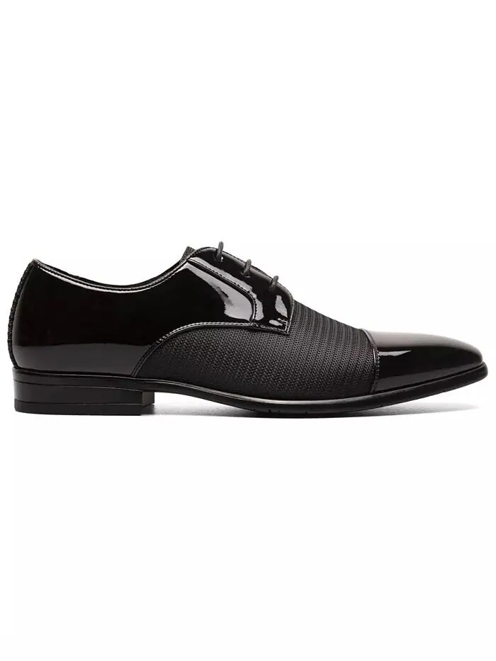 Мужские оксфордские туфли Pharoah Cap Toe Stacy Adams — изображение 2 из 8, черный