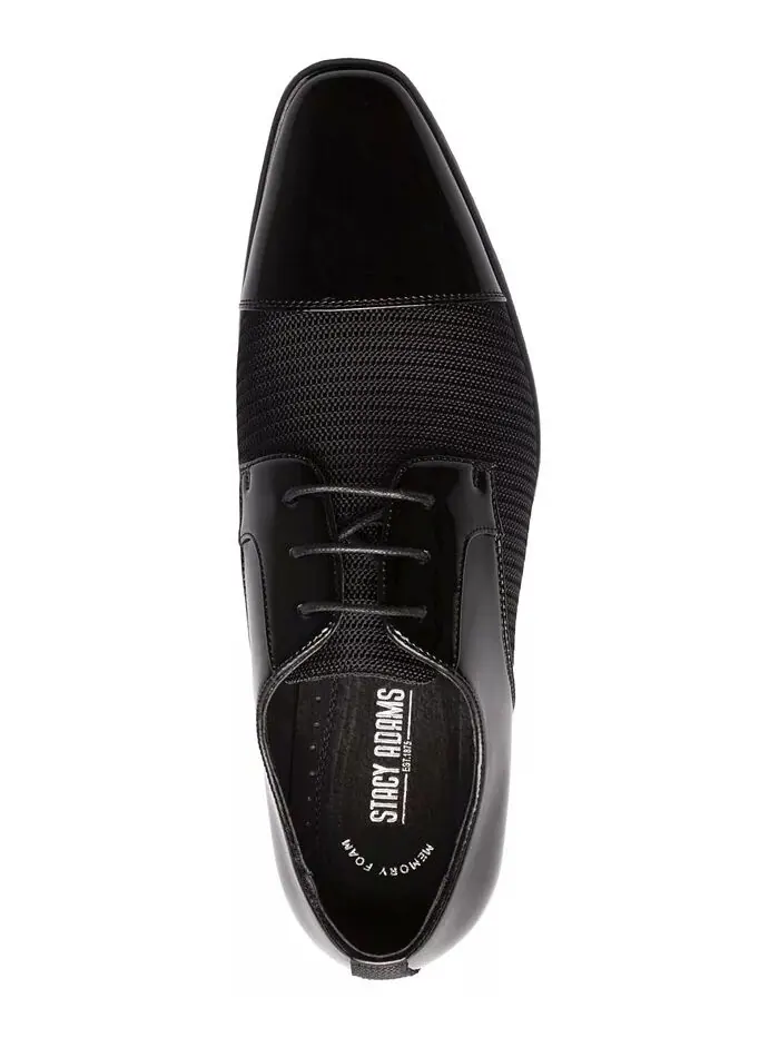 Мужские оксфордские туфли Pharoah Cap Toe Stacy Adams — изображение 4 из 8, черный