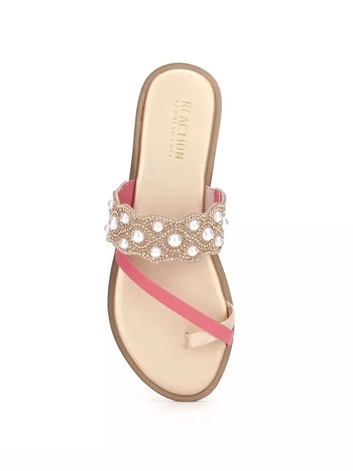 Женские весенние сандалии X Band Scallop Flat Kenneth Cole Reaction — изображение 4 из 7, серый