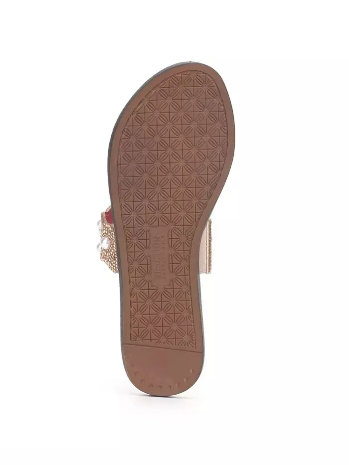 Женские весенние сандалии X Band Scallop Flat Kenneth Cole Reaction — изображение 5 из 7, серый