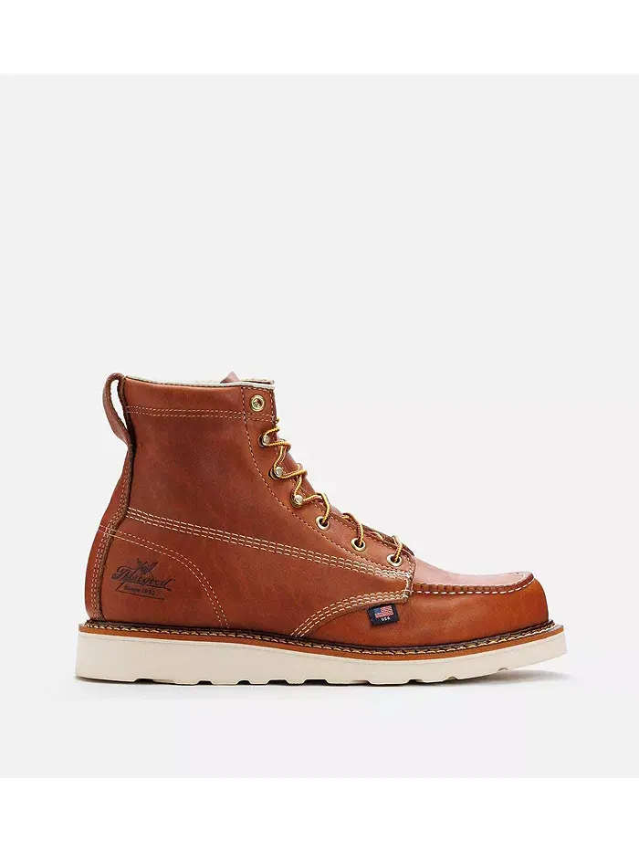 Мужские рабочие ботинки American Heritage 6" Tobacco Moc Toe Thorogood — коричневый