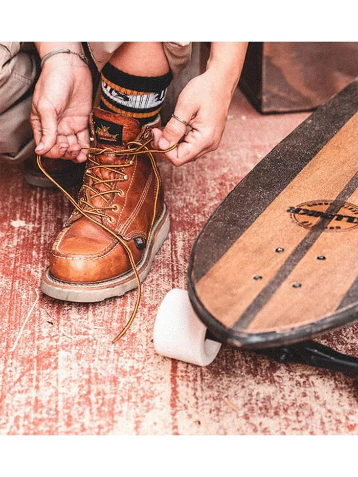 Мужские рабочие ботинки American Heritage 6" Tobacco Moc Toe Thorogood — изображение 6 из 6, коричневый