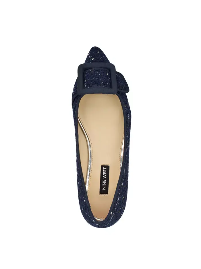 Женские балетки Jesike на пряжке Nine West — изображение 4 из 5, темный синий