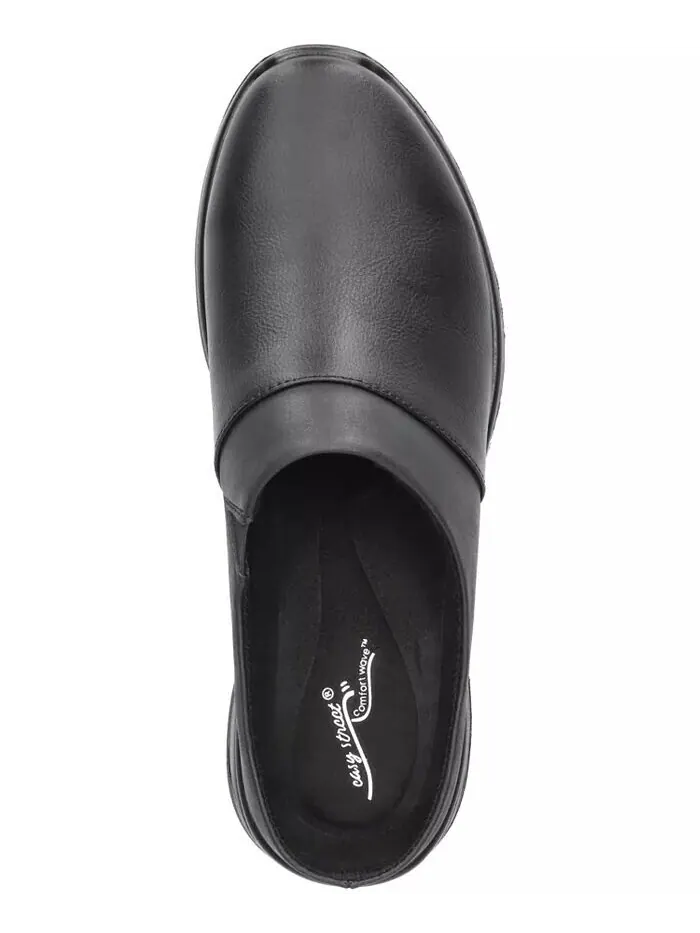 Женские туфли-мюли Janalee Comfort на плоской подошве Easy Street — изображение 4 из 9, черный