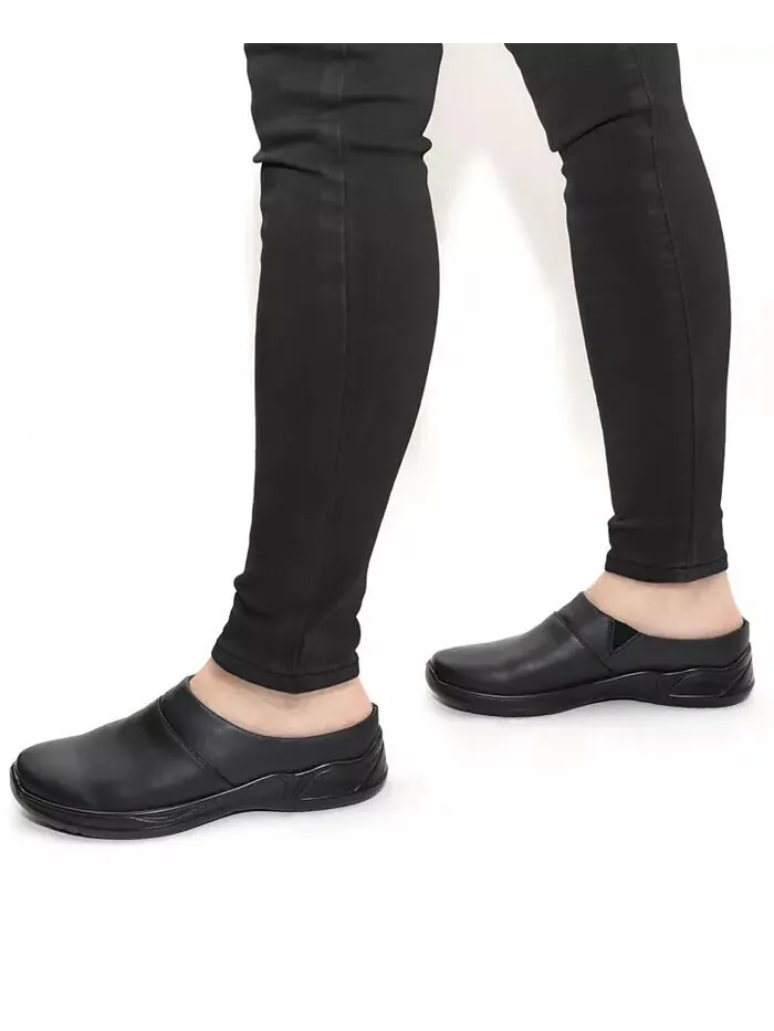 Женские туфли-мюли Janalee Comfort на плоской подошве Easy Street — изображение 8 из 9, черный