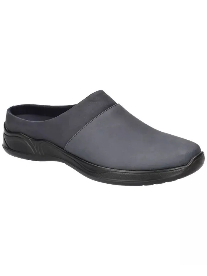 Женские туфли-мюли Janalee Comfort на плоской подошве Easy Street — изображение 1 из 7, темно-синий