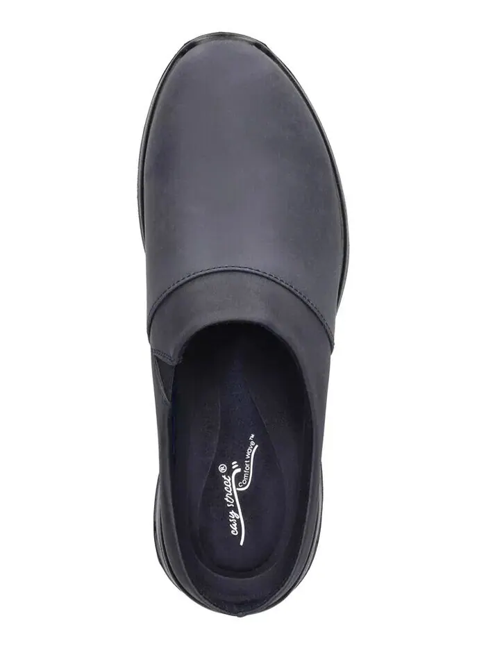Женские туфли-мюли Janalee Comfort на плоской подошве Easy Street — изображение 3 из 7, темно-синий