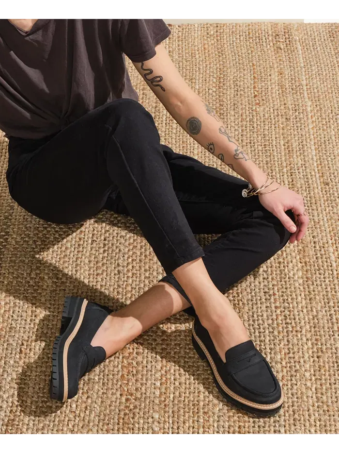 Женские лоферы Cara на массивной подошве TOMS — изображение 7 из 7, черный