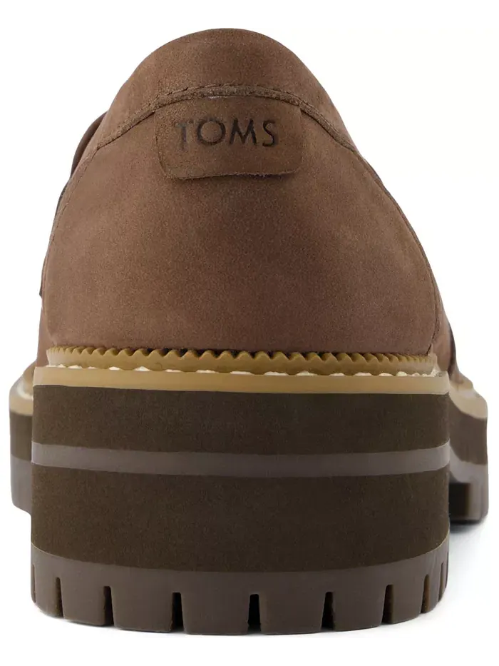Женские лоферы Cara на массивной подошве TOMS — изображение 3 из 5, коричневый