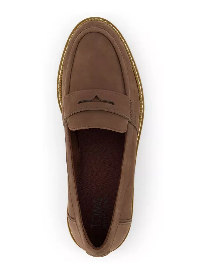 Женские лоферы Cara на массивной подошве TOMS — изображение 4 из 5, коричневый