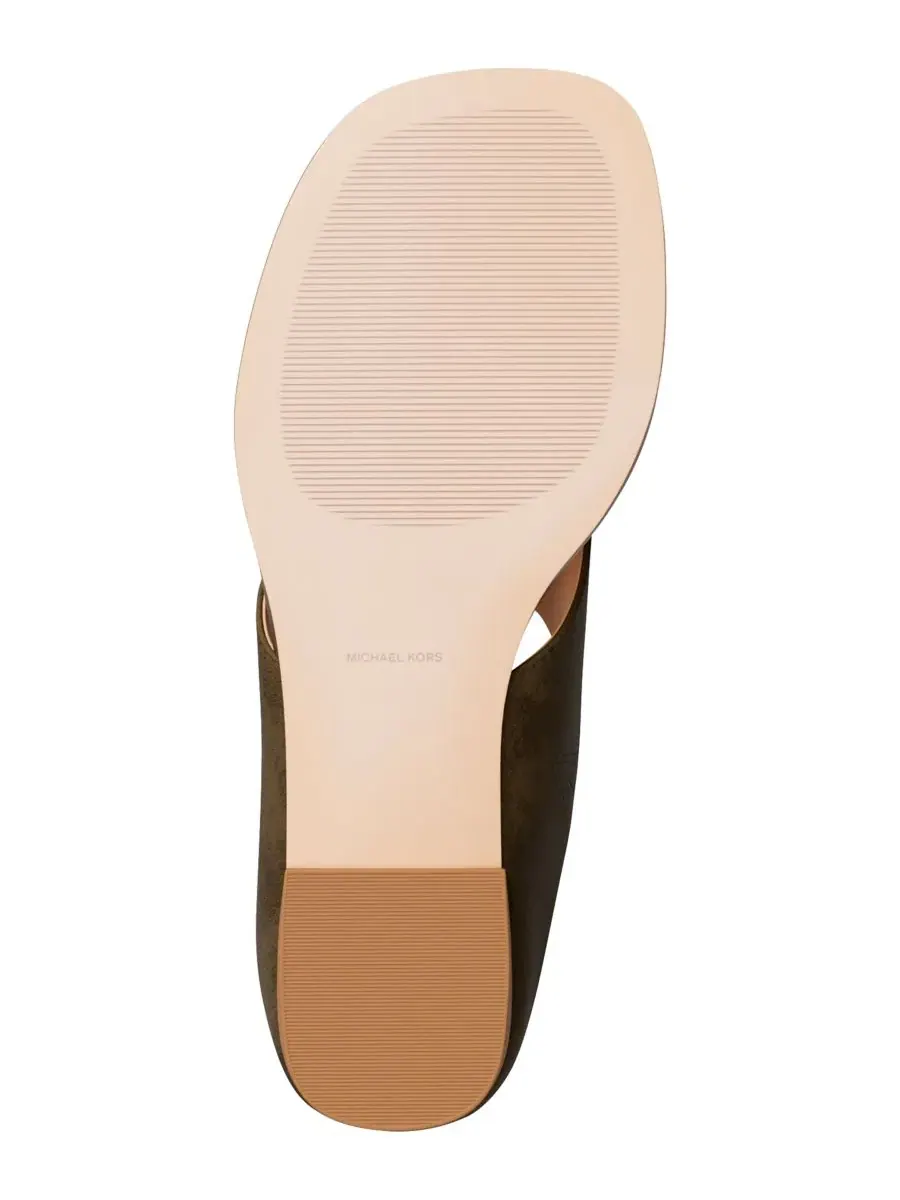 Сандалии-шлепанцы Alster из замши MICHAEL Michael Kors, Loden Suede — изображение 5 из 7