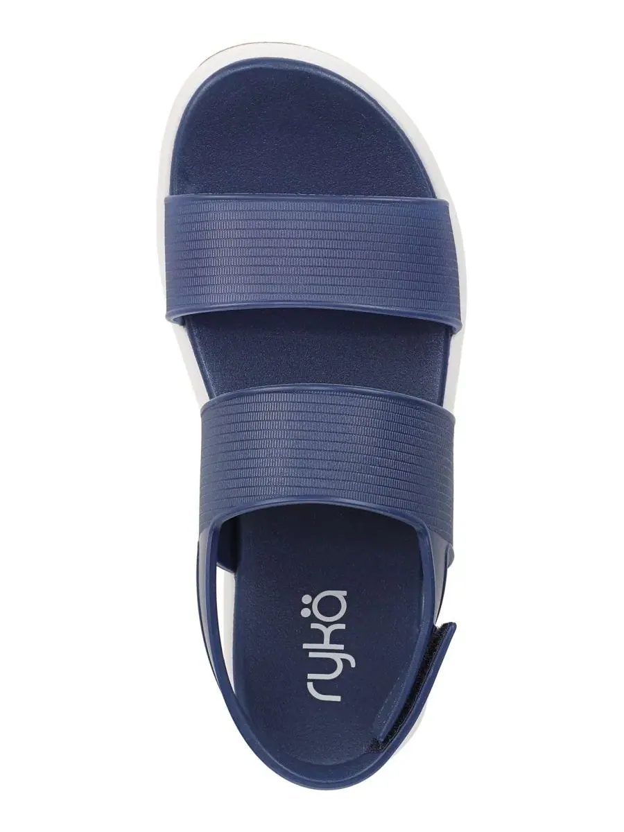 Сандалии Viv Strappy Flat с регулируемой пяткой, бренд Ryka — изображение 4 из 5, синий