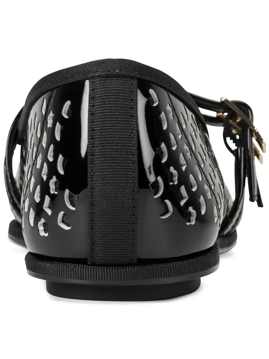 Балетки Vanyel Strappy Mary Jane KARL LAGERFELD PARIS — изображение 3 из 5, черный