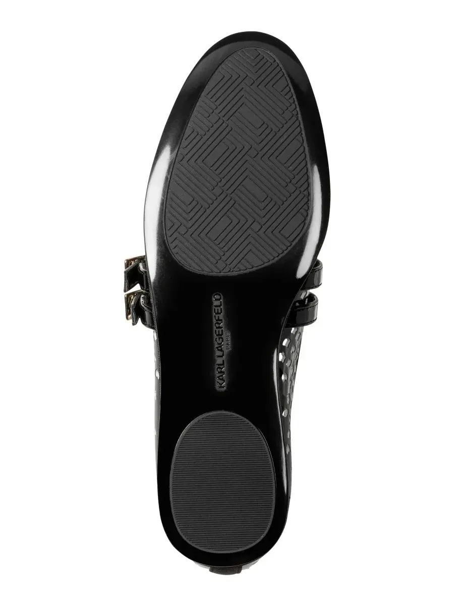 Балетки Vanyel Strappy Mary Jane KARL LAGERFELD PARIS — изображение 5 из 5, черный