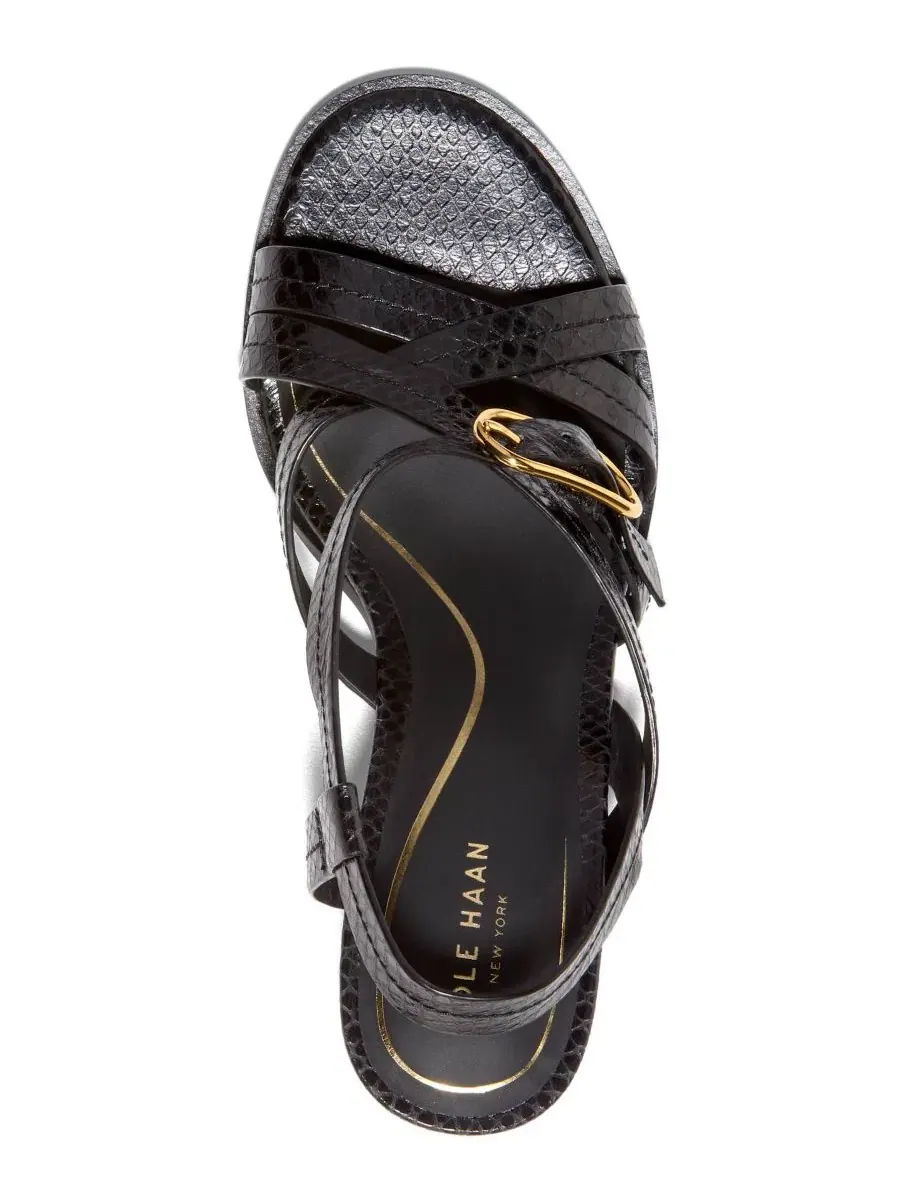 Босоножки на каблуке с ремешками Dillon Cole Haan — изображение 4 из 5, черный