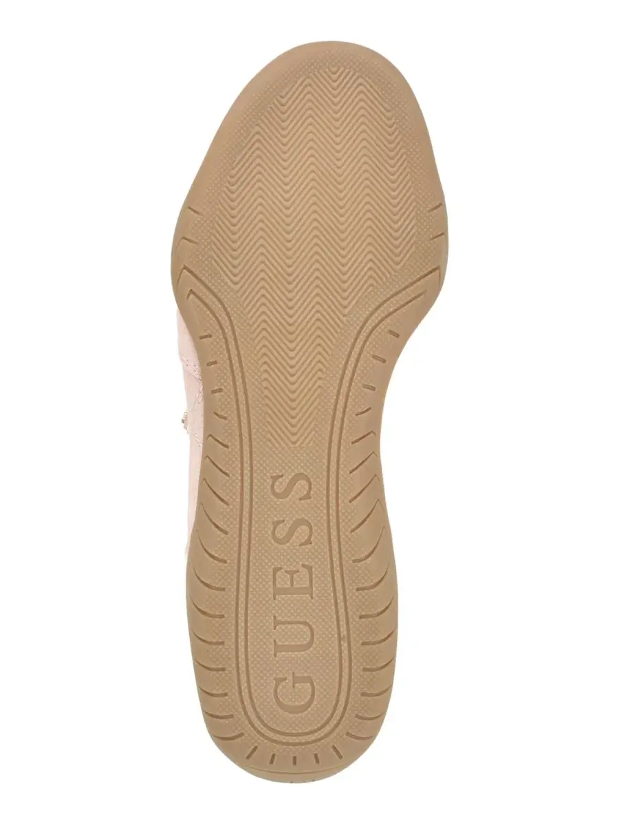 Кроссовки GUESS Gabena Logo с завязками — изображение 5 из 5, светлый розовый
