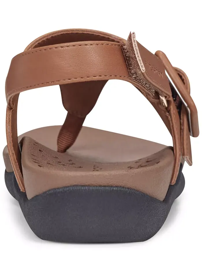 Женские сандалии Rora Flat Rockport — изображение 3 из 5, коричневый