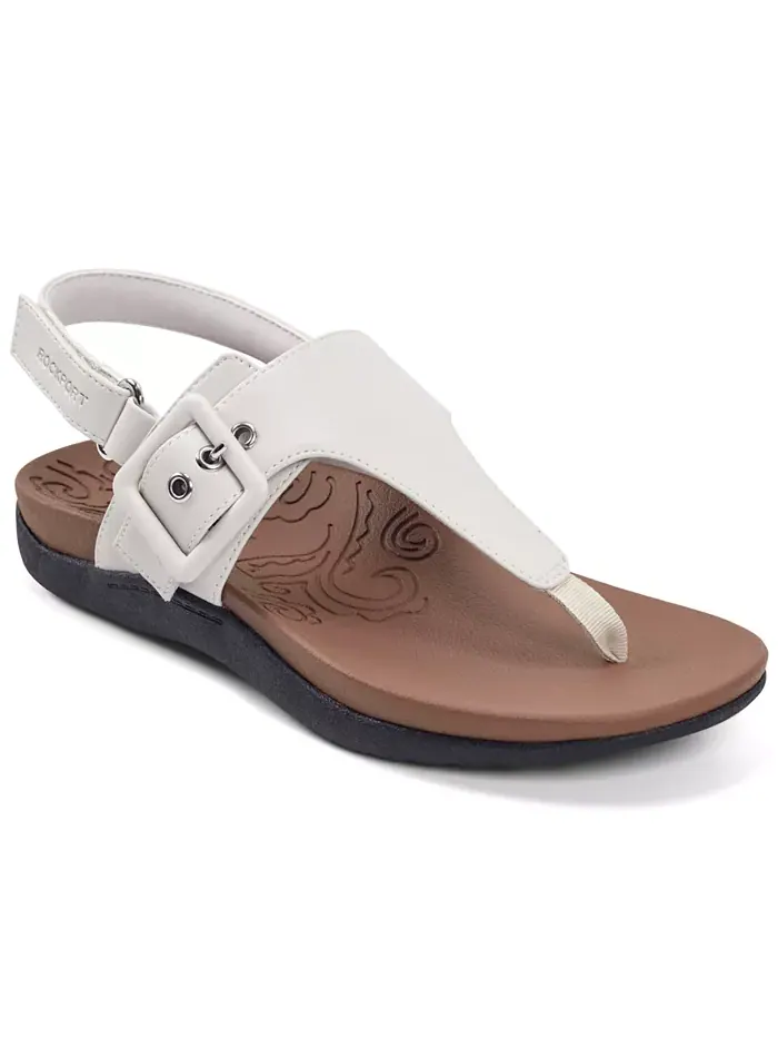 Женские сандалии Rora Flat Rockport — изображение 1 из 5, белый