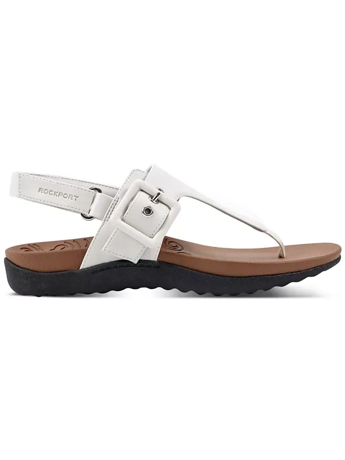 Женские сандалии Rora Flat Rockport — изображение 2 из 5, белый
