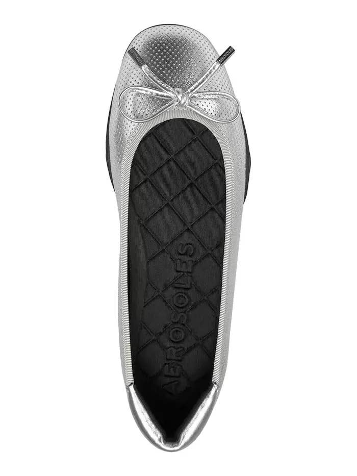 Женские туфли Onyx Туфли на плоской подошве Aerosoles — изображение 4 из 6, серебряный