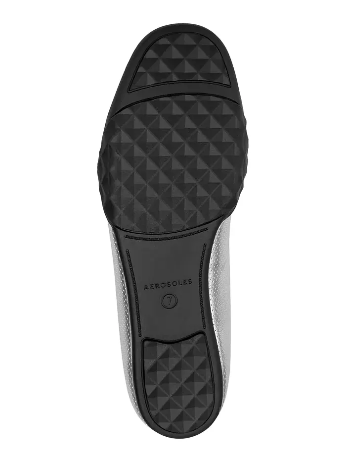Женские туфли Onyx Туфли на плоской подошве Aerosoles — изображение 5 из 6, серебряный