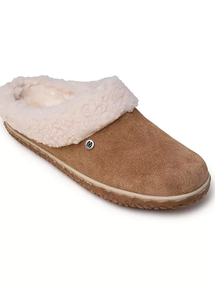 Женские замшевые тапочки Spruce с подкладкой Berber Minnetonka — изображение 1 из 6, красный