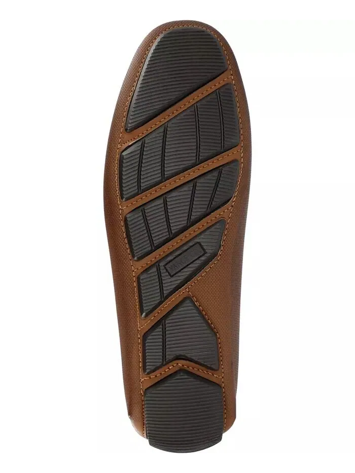 Мужские мокасины Isaiah Tru Comfort Foam Slip-On для вождения Vance Co. — изображение 5 из 5, коричневый