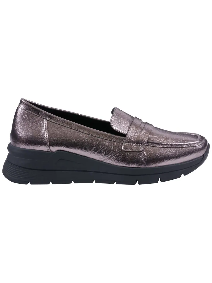 Женские лоферы Esther без шнурков GC Shoes — изображение 2 из 5, серебристый
