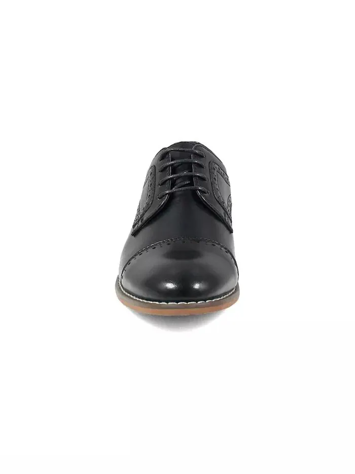 Туфли-оксфорды Big Boy Dickinson Cap Toe Stacy Adams — изображение 2 из 14, черный