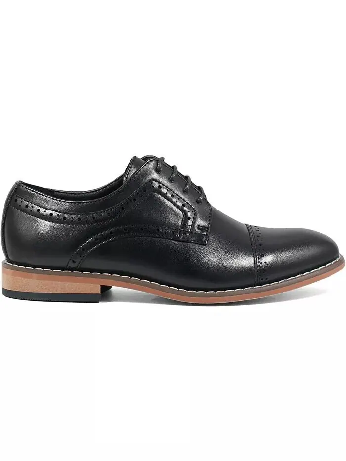 Туфли-оксфорды Big Boy Dickinson Cap Toe Stacy Adams — изображение 3 из 14, черный