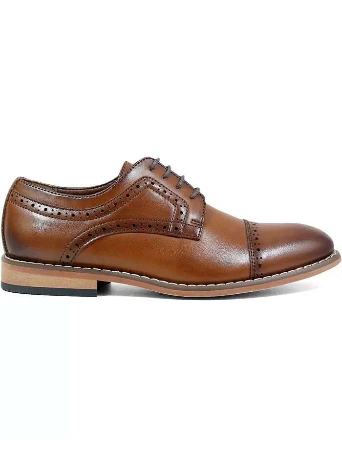 Туфли-оксфорды Big Boy Dickinson Cap Toe Stacy Adams — изображение 10 из 14, черный