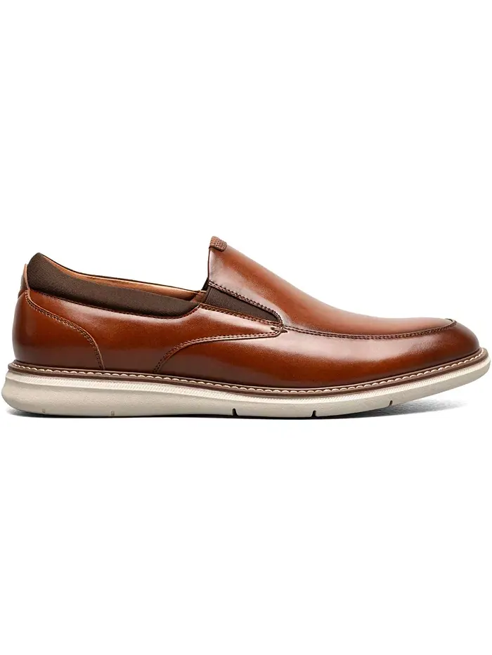 Мужские мокасины Chase Moc Toe Slip On Nunn Bush — изображение 3 из 8, коньячный мульти