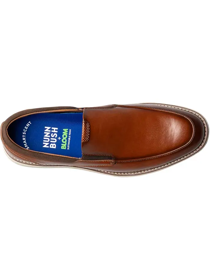 Мужские мокасины Chase Moc Toe Slip On Nunn Bush — изображение 6 из 8, коньячный мульти