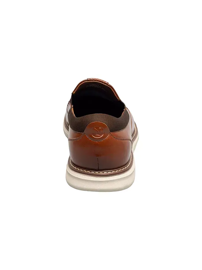 Мужские мокасины Chase Moc Toe Slip On Nunn Bush — изображение 7 из 8, коньячный мульти
