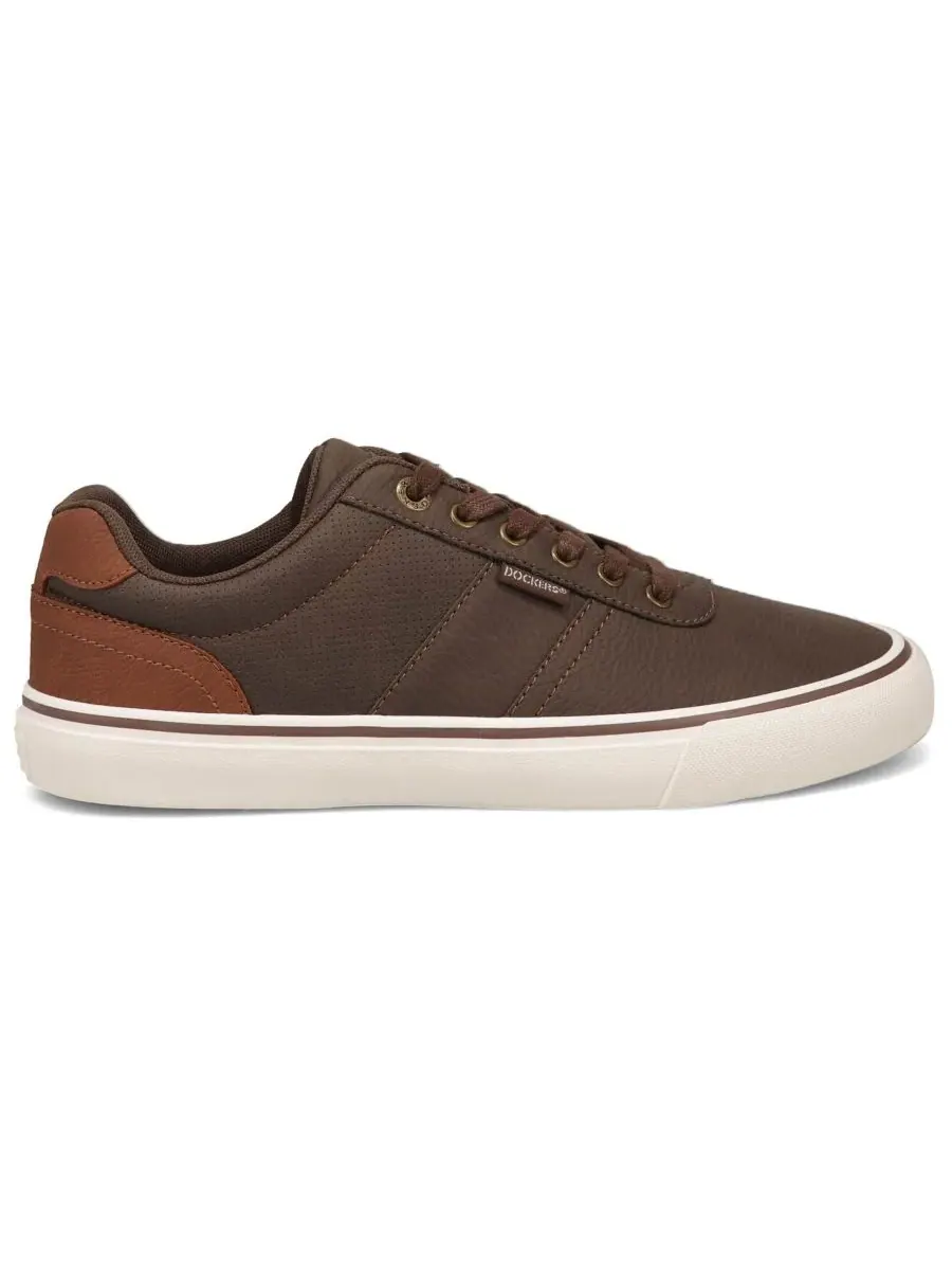 Мужские кроссовки Hobbs Wax на шнуровке Dockers — изображение 2 из 6, коричневый/бежевый