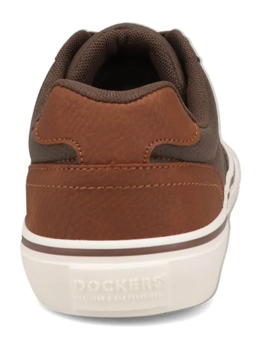 Мужские кроссовки Hobbs Wax на шнуровке Dockers — изображение 3 из 6, коричневый/бежевый