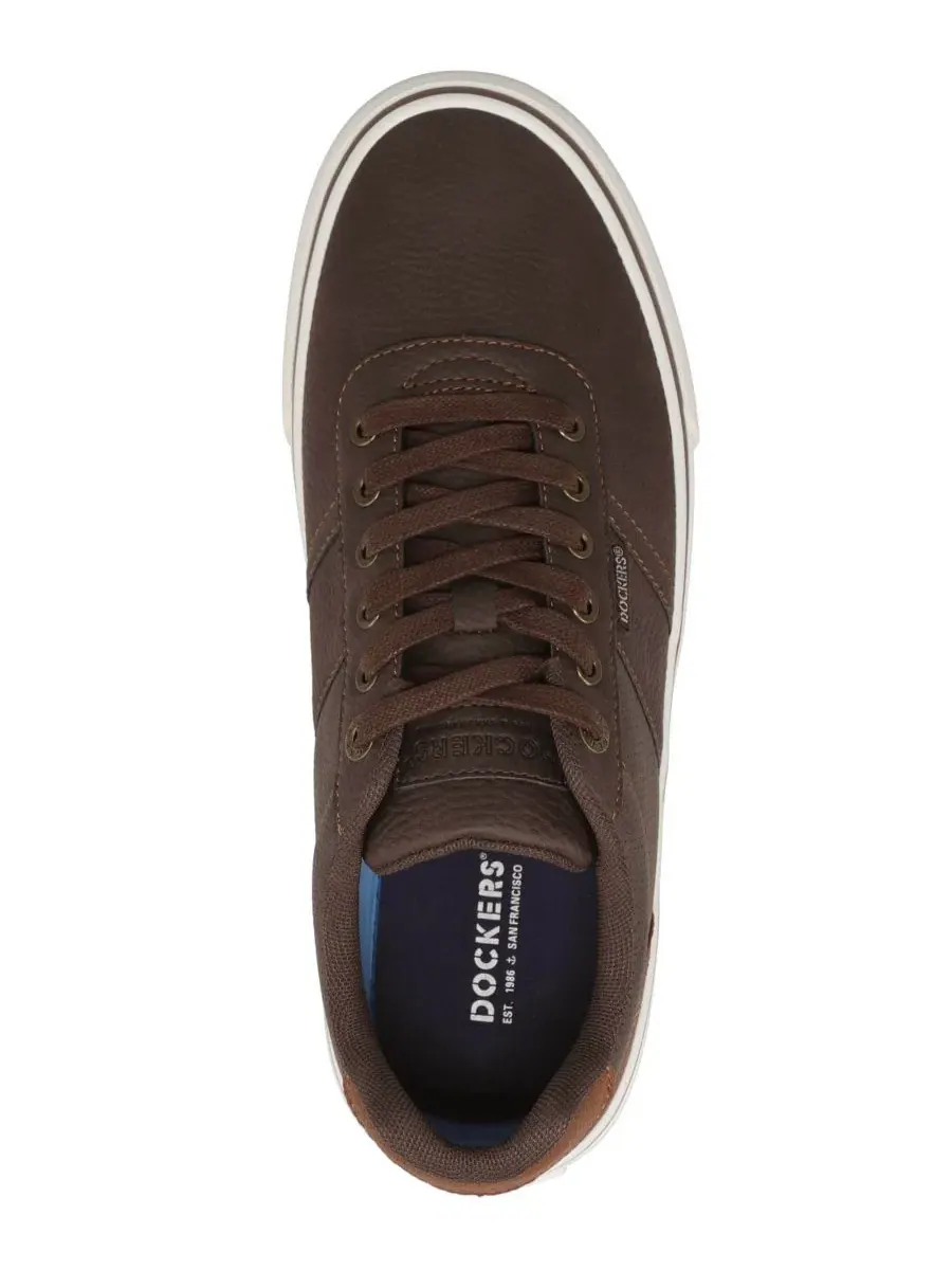 Мужские кроссовки Hobbs Wax на шнуровке Dockers — изображение 4 из 6, коричневый/бежевый