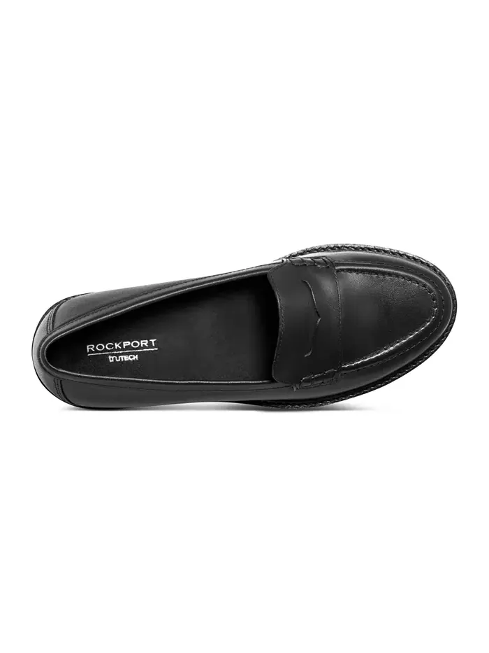 Женские повседневные лоферы Kacey Penny без шнуровки Rockport — изображение 4 из 9, черный