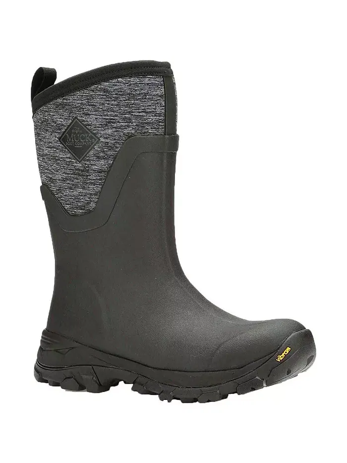 Женские ботинки Arctic Ice Mid + Vibram Arctic Grip AT MUCK — черный