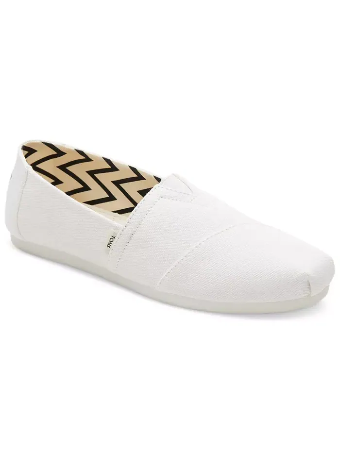Женские туфли-лодочки Alpargata Slip-On TOMS — изображение 1 из 6, белый