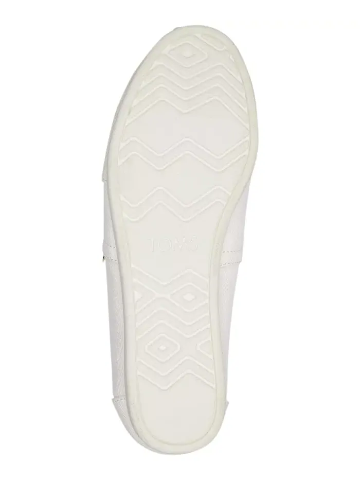 Женские туфли-лодочки Alpargata Slip-On TOMS — изображение 5 из 6, белый