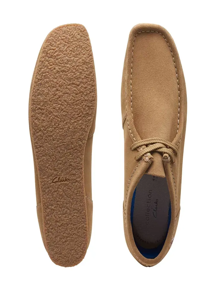 Кроссовки Clarks Shacre II Run, мужские — изображение 7 из 7, бежевый/бежевый