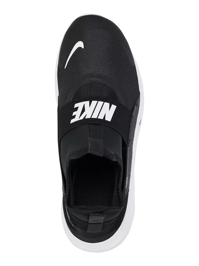 Большие детские кроссовки Flex Runner 4 Slip-On для бега от Finish Line Nike — изображение 5 из 6, черный
