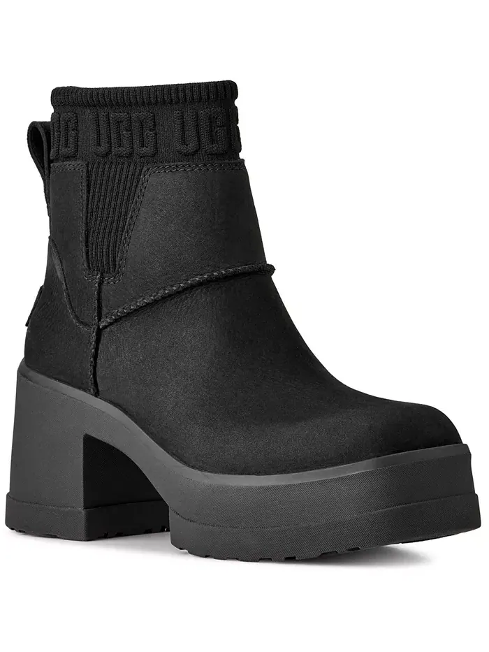 Женские ботинки Chelsea Moxy на квадратном каблуке Ugg — изображение 1 из 5, черный